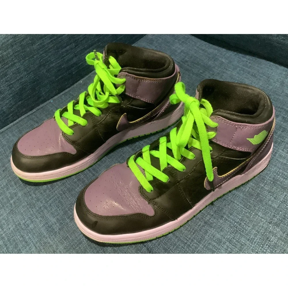 Air Jordan 1 Retro Night Vision Joker 307383-021 Men's Size 7YRare Grail